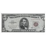 5 DOLLAR RED SEAL  VF