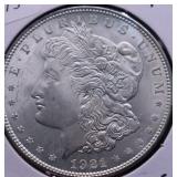 1921 MORGAN DOLLAR CHOICE BU