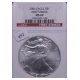 2006 NGC MS69 SILVER EAGLE