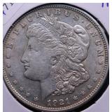 1921 MORGAN DOLLAR XF