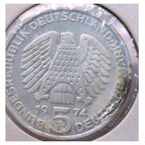 GERMAN SILVER 5 MARKS