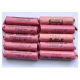 10 ROLLS OF WHEAT CENTS