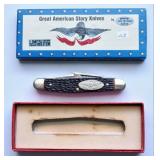 BOKER # 1771 OUT OF MANY  STOCKMAN DELRIN HANDLES