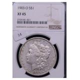 1903 O NGC XF 45 MORGAN DOLLAR