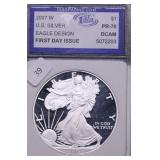 2007 W IGS PF70DC SILVER EAGLE