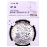 1899 NGC MS64 MORGAN DOLLAR