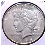 1926 S PEACE DOLLAR XF