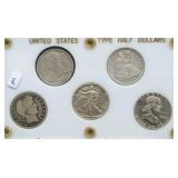 US HALF DOLLAR SET