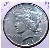 1935 S PEACE DOLLAR AU