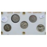 US TYPE QUARTER SET