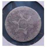 1856 3 CENT SILVER G