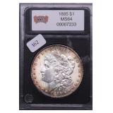 1885 CHOICE BU MORGAN DOLLAR