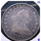 1806 BUST HALF DOLLAR XF