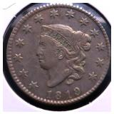 1819 LARGE CENT AU