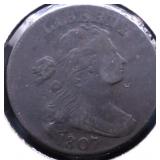 1807 LARGE CENT VF