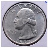 1932 S CHOICE BU WASHINGTON QUARTER