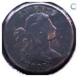 1803 LARGE CENT VF DETAILS