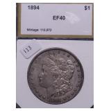 1894 PCI XF 40 MORGAN DOLLAR RARE DATE