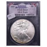 2009 PCGS MS69 SILVER EAGLE