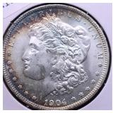 1904 O MORGAN DOLLAR CHOICE BU