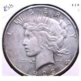 1923 S PEACE DOLLAR XF