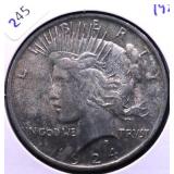 1924 PEACE DOLLAR XF
