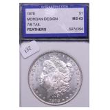 1878 7/8 TF IGS MS63 MORGAN DOLLAR