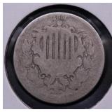 1867 SHIELD NICKEL G