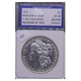 1978 REV 78 7 TF IGS VF20 MORGAN DOLLAR