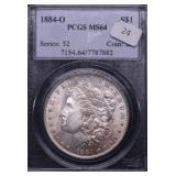 1884 O PCGS MS64 MORGAN DOLLAR