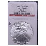 2006 NGC MS69 SILVER EAGLE