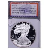 2017 W IGS PF70DC SILVER EAGLE