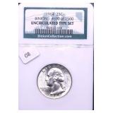 1964 NGC UNC WASHINGTON QUARTER