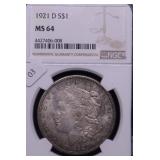 1921 D NGC MS64 MORGAN DOLLAR