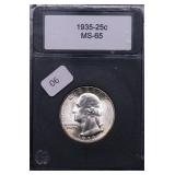 1935 CHOICE BU WASHINGTON QUARTER