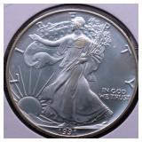 1991 SILVER EAGLE GEM