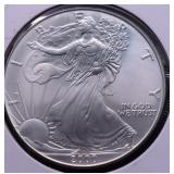 2000 SILVER EAGLE GEM