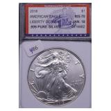 2018 IGS MS70 SILVER EAGLE
