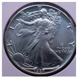 1987 SILVER EAGLE GEM