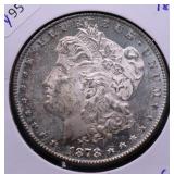 1878 S CHOICE BU MORGAN DOLLAR