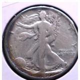 1919 D WALKING HALF DOLLAR G
