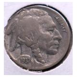 1937 BUFFALO NICKEL VF