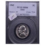 1965 PCGS MS66 JEFFERSON NICKEL