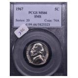 1967 PCGS MS66 JEFFERSON NICKEL