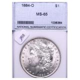 1884 O NNC MS65 MORGAN DOLLAR
