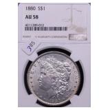 1880 NGC AU58 MORGAN DOLLAR