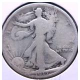 1917 WALKING HALF DOLLAR G