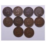 10 INDIAN HEAD CENTS