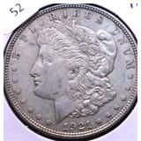1921 D MORGAN DOLLAR XF