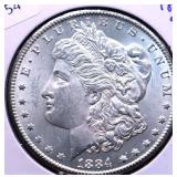 1884 CC MORGAN DOLLAR CHOICE BU